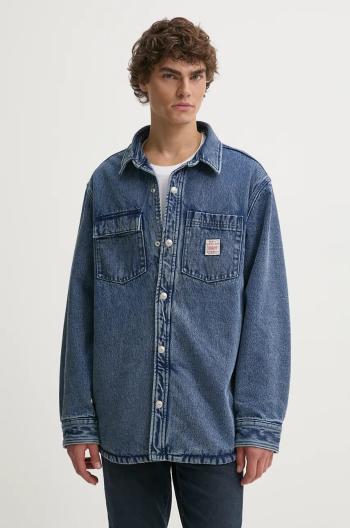 Rifľová bunda Levi's pánska, prechodná, oversize, A8582