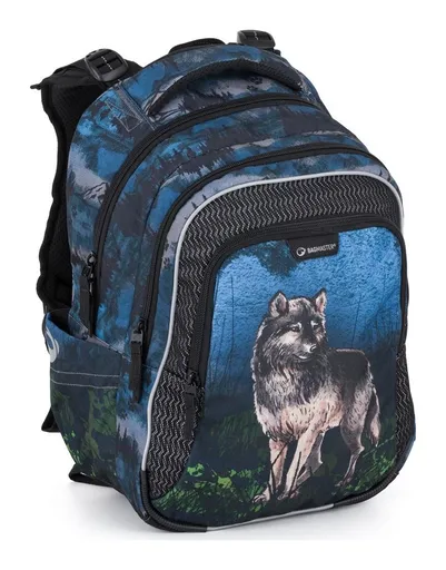 Veľký školský set Bagmaster LUMI 24 F Set L Wolf