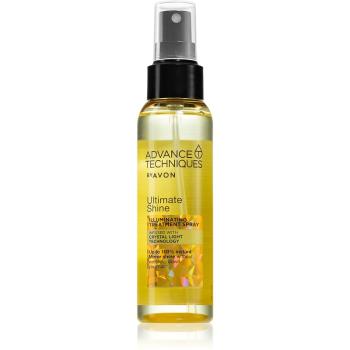 Avon Advance Techniques Ultimate Shine fixačný sprej na lesk a hebkosť vlasov 100 ml