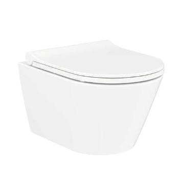 Wc s doskou softclose závesné Glacera Ava  so zadným odpadom WCAVACOMPACT