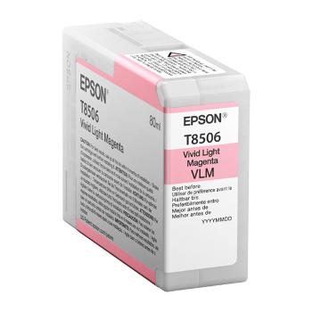 Epson originál ink C13T85060N, vivid light magenta, 80ml, light magenta