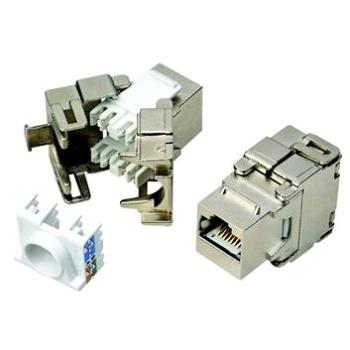 Datacom RJ45 STP CAT5E samorezný SILVER (4042)