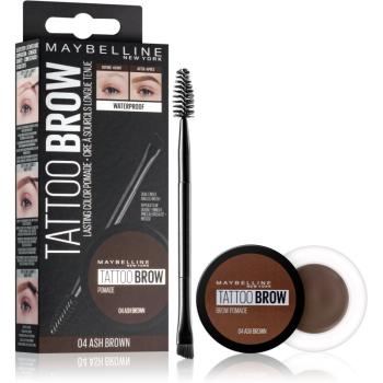 MAYBELLINE NEW YORK Tattoo Brow gélová pomáda na obočie odtieň 04 Ash Brown 3.5 ml