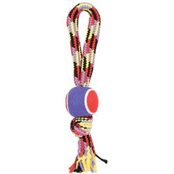 TENNIS BALL ROPE s rukoväťou 40 cm Zolux (3336024803929)