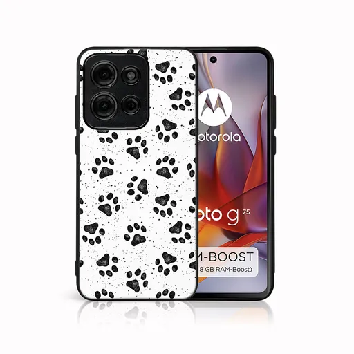 MY ART Ochranný kryt pre Motorola Moto G75 5G PAWS (185)