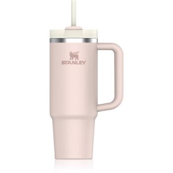 Stanley Quencher H2.O FlowState™ Tumbler tumbler z nehrdzavejúcej ocele s rúrkou Rose Quartz 2.0 890 ml