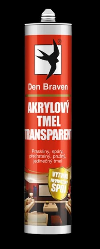 Silikón akrylový tmel na opravu trhlín v omietke, dreve, betóne 310 ml transparentná