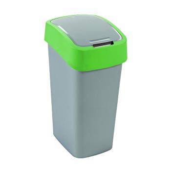 CURVER - Odpadkový kôš Flipbin 45 l, strieborno - zelený 