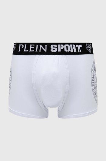 Boxerky PLEIN SPORT pánske, biela farba