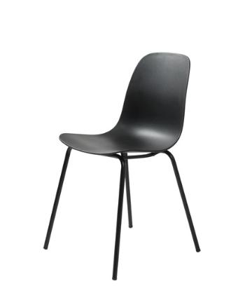 Jedálenská stolička Unique Furniture WHITBY čierna plast 37911060