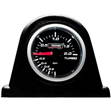 PROSPORT Smoke Lens přídavný ukazatel tlaku turba mechanický -1 až 2bar s kouřovým překrytím (216BFWHBOSM-BAR)