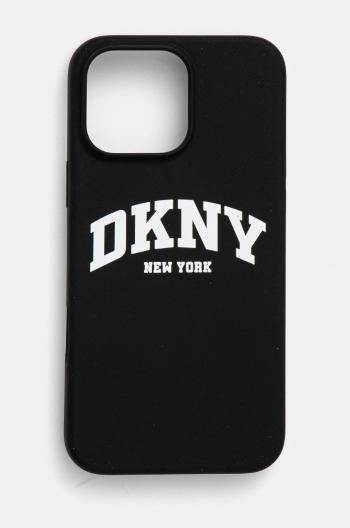 Puzdro na mobil Dkny iPhone 16 Pro Max 6.9 čierna farba, DKHMP16XSNYACH