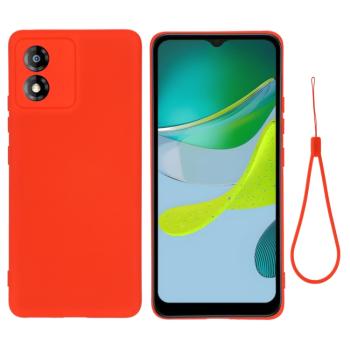 RUBBER Ochranný kryt pre Motorola Moto E13 červený