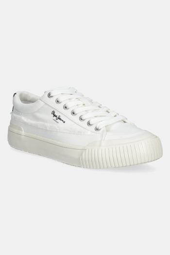 Tenisky Pepe Jeans BEN FRESH W biela farba, PLS31589