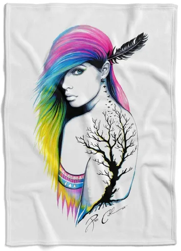 Deka Miss Art (Rozmer: 150 x 120 cm, Podšitie baránkom: NE)