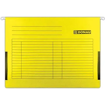 DONAU s bočnicami A4, žlté – balenie 5 ks (7420905-11)