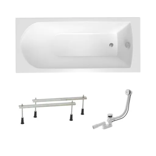 Obdĺžniková vaňa SAT Savero plus 170x75 cm akrylát ľavá aj pravá SATSAV1700AN