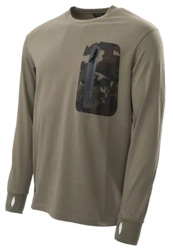 Nash tričko zt hd long sleeve t-shirt green - m