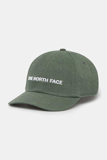 Šiltovka The North Face Roomy Norm zelená farba, s nášivkou, NF0A7WHPBOL1