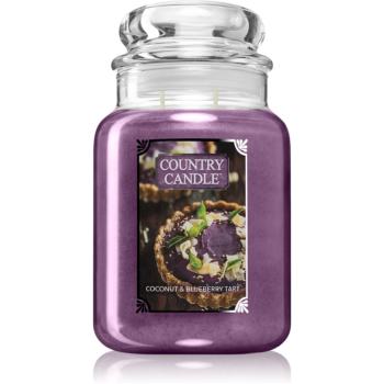 Country Candle Coconut & Blueberry Tart vonná sviečka 680 g