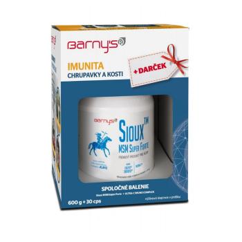 BARNY'S Sioux MSM Super Forte 600 g + ULTRA-C Imuno complex 30 kapsúl ZADARMO