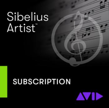 AVID Sibelius Artist Annual New Subscription (Digitálny produkt)