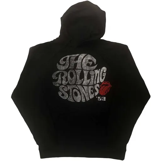 The Rolling Stones mikina Swirl Logo '82 Čierna XXL