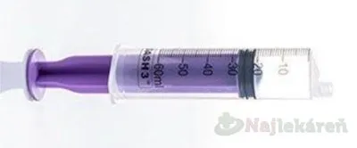 D-3NTERAL ENTERAL SYRINGE 60 ml SINGLE USE ENFIT jednorázová striekačka na podávanie enterálnej výživy 1 x 1 ks