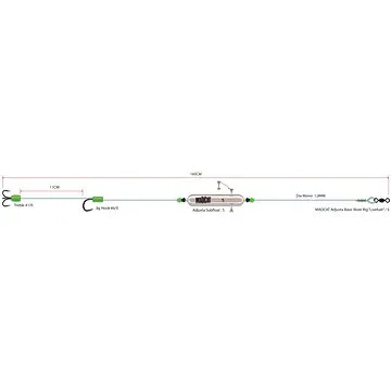MADCAT Adjusta Basic River Rig „Livebait S 20 g 160 cm (5706301566584)