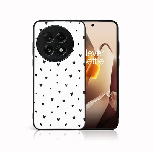 MY ART Ochranný kryt pre OnePlus 13 5G BLACK HEARTS (167)
