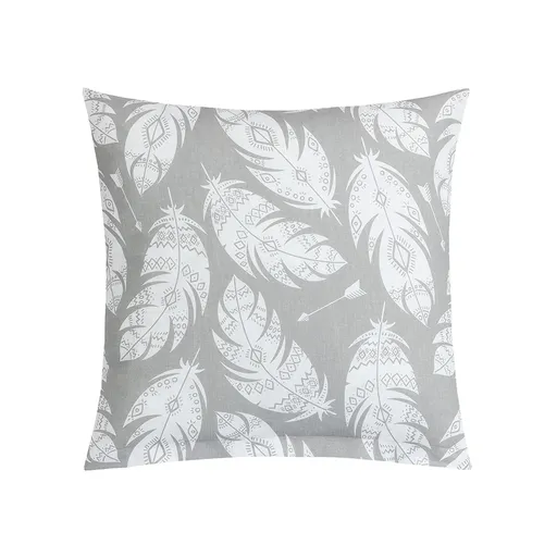 Bellatex Vankúšik Adela Pierka sivá, biela, 40 x 40 cm