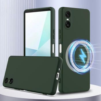 RUBBER MAGSAFE Silikónový kryt pre Sony Xperia 10 VI DARK GREEN