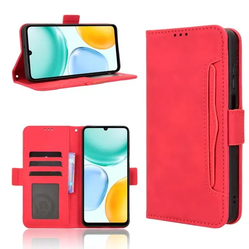 SLOT Peňaženkový obal pre Honor X5c Plus červený