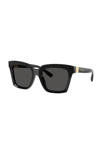 Slnečné okuliare Dolce & Gabbana dámske, čierna farba, 0DG4498