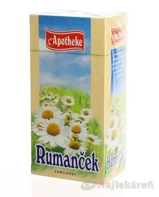 APOTHEKE ČAJ RUMANČEK KAMILKOVÝ, 20x1,5g