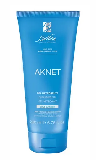 BioNike Aknet exfoliačný čistiaci gél pre mastnú a problematickú pleť 200 ml