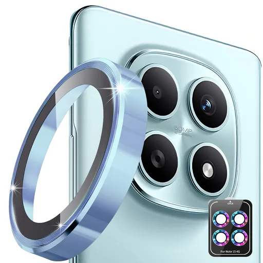 ENKAY ALU Sklo pre fotoaparát Xiaomi Redmi Note 15 BLUE