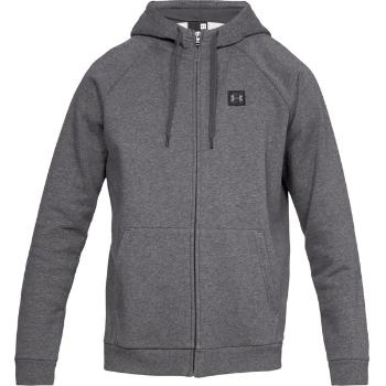 Under Armour RIVAL FLEECE FZ HOODIE-GRY - S