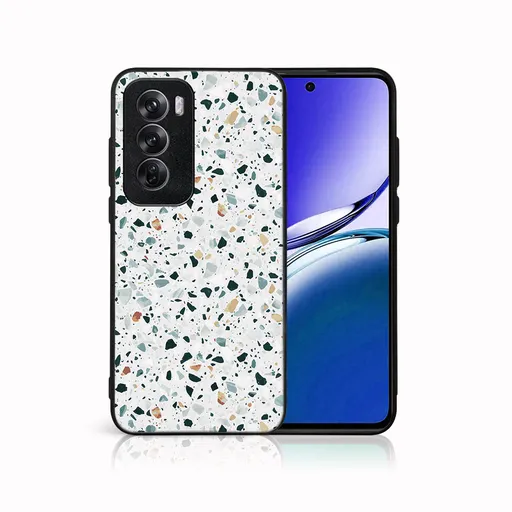 MY ART Ochranný kryt pre Oppo Reno12 Pro 5G GREY TERRAZZO (163)