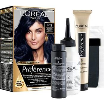 LORÉAL PARIS Préférence Blue Black Pearl P12 intenzívna čiernomodrá (3600522707103)