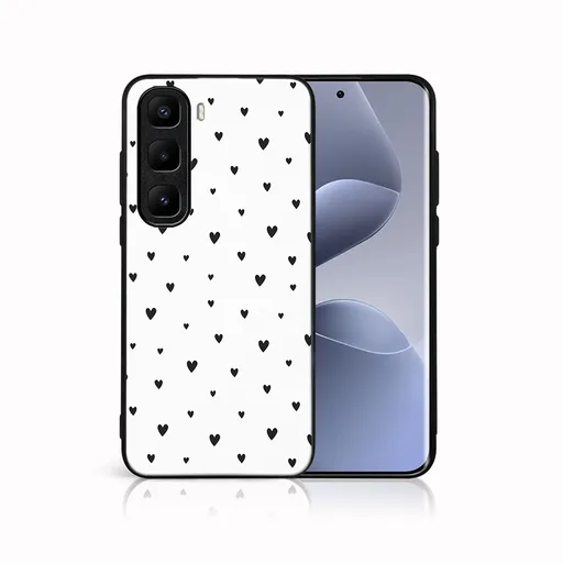 MY ART Ochranný kryt pre Infinix Hot 50 Pro+ BLACK HEARTS (167)