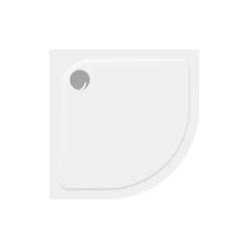 Sprchová vanička štvrťkruhová SAT Project 90x90 cm liaty mramor SATSVPRO90S