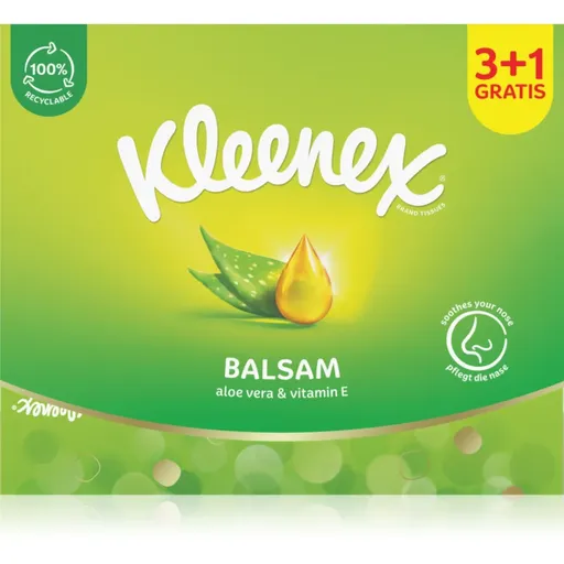 Kleenex Balsam Box papierové vreckovky 4x64 ks