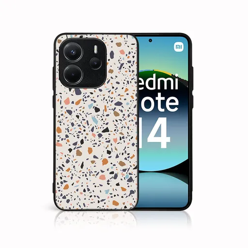 MY ART Ochranný kryt pre Xiaomi Redmi Note 14 BEIGE TERRAZZO (162)