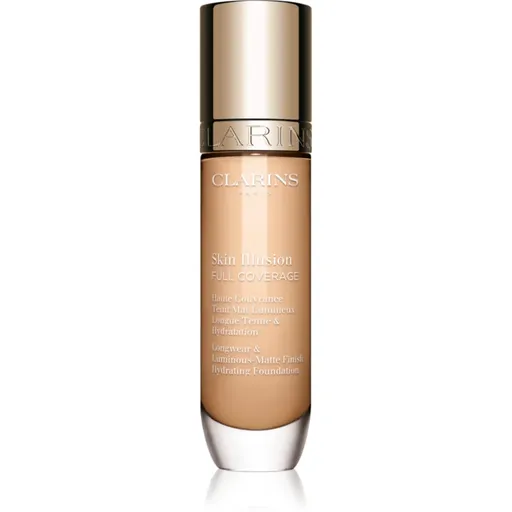 Clarins Skin Illusion Hydrating Foundation vysoko krycí make-up odtieň 105N 30 ml