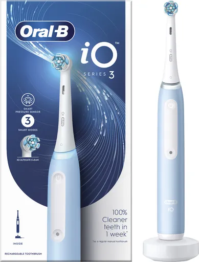 Oral-B iO Series 3 Ice Blue elektrická zubná kefka