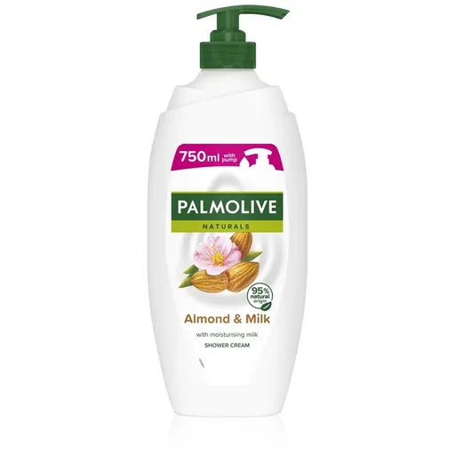 Palmolive Naturals Almond krémový sprchový gél s mandľovým olejom s pumpičkou 750 ml