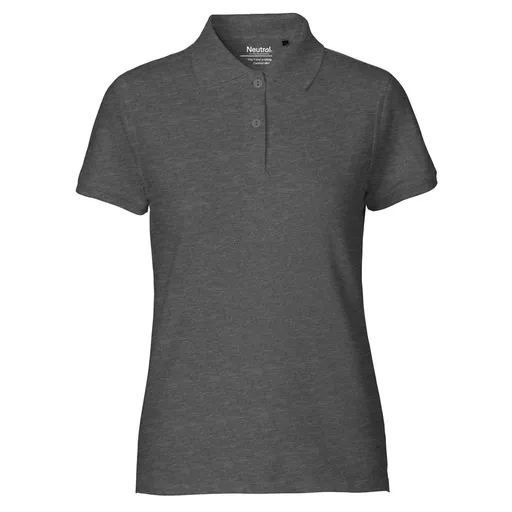 Neutral Dámska polokošeľa Classic z organickej Fairtrade bavlny - Tmavý melír | 2XL