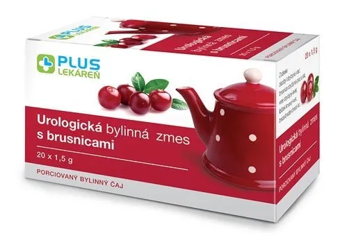 Plus lekáreň Urologická bylinná zmes s brusnicami, 20ks