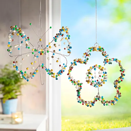 Weltbild Závěsná dekorace Jarní korálky, sada 2 ks